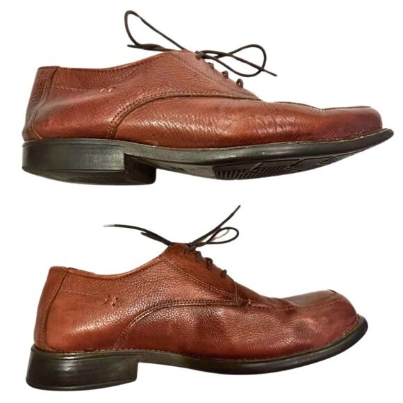 Johnston & Murphy Oxford Sheepskin Brown Leather Loafers Dress Shoes Mens 11 - Picture 5 of 10